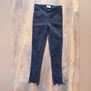 Free People Charcoal Skinny Jeans